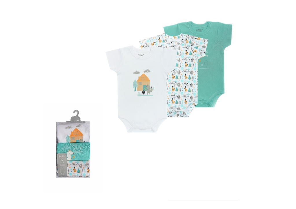 Bodysuit P/3  Short Sleeve fox