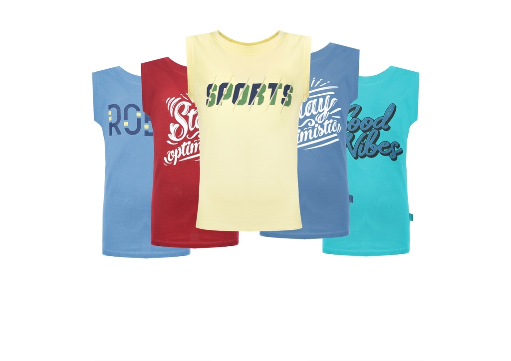 Printed Sleeveless Flannel