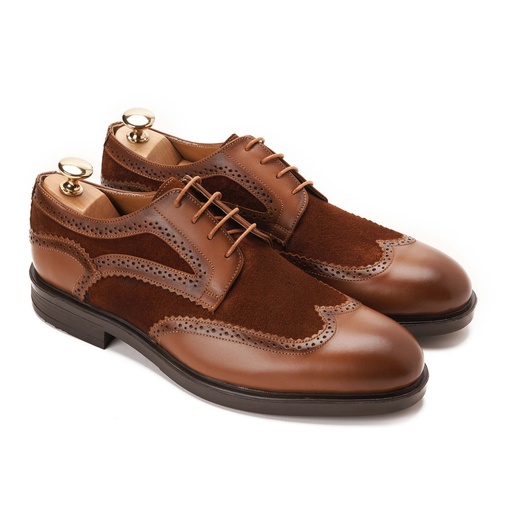 Callisto Derby Brogue Genuine Havan With Suede