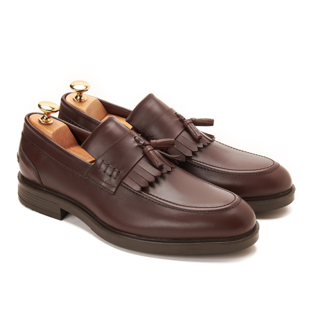 Double Tassel loafer Brown