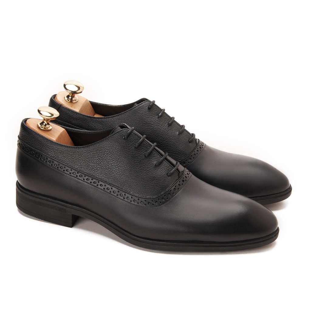 Oxford Plain Toe Black with grain