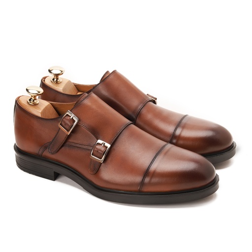 [DMC16-12-Dark Genuine Havan] Double Monk Cap Dark Genuine Havan