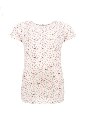 [2486] Full Print Short sleeve flannel