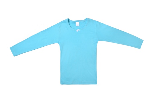 [3471-19] Long sleeve flannel aqua