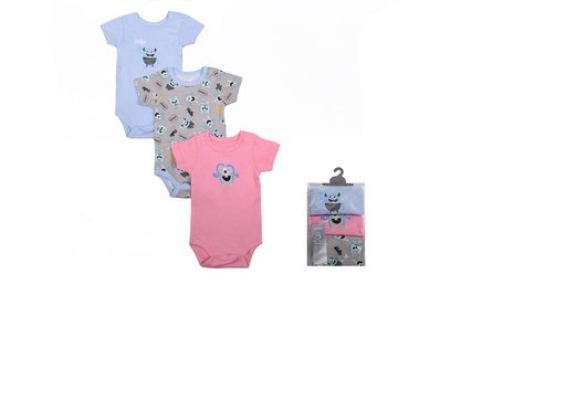 [5213-23] Bodysuit P/3  Short Sleeve boy