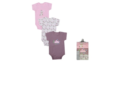 [5213-25] Bodysuit P/3  Short Sleeve unicorn