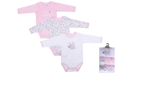 [6213-20] Bodysuit P/3 Long Sleeve girl