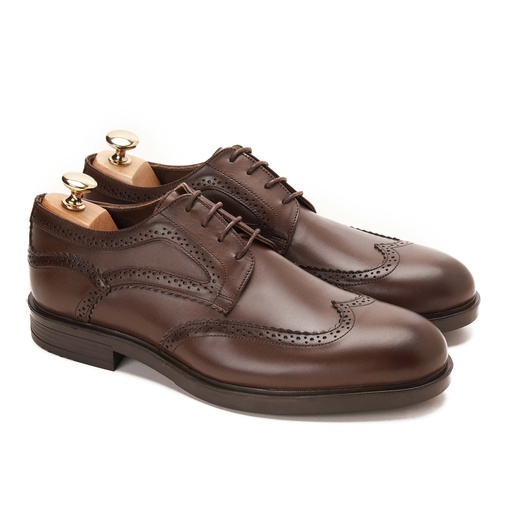 [DBR9-12-Genuine Brown] Callisto Derby Brogue Genuine Brown