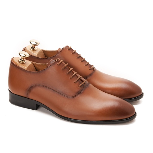 [OSK30-11B-Havan] Classic York Plain Toe Oxford Havan