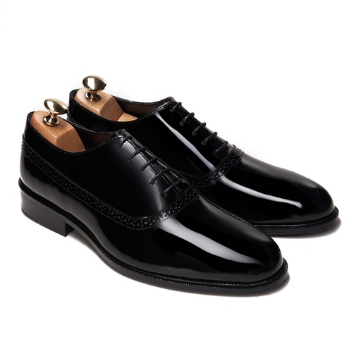 [OP6-21-Black] Oxford Plain Glossy Black