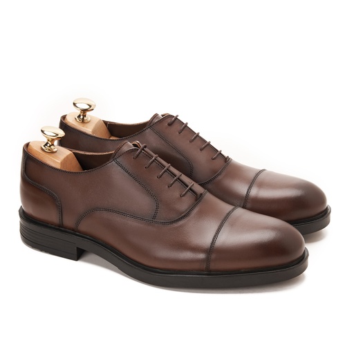 [OC1-12-Genuine Brown] Seville Oxford Cap Genuine Brown
