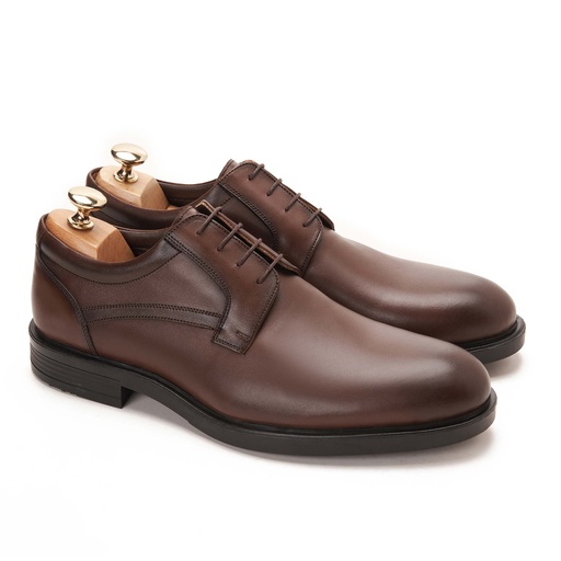 [DP26-12-Genuine Brown] Derby Plain Genuine Brown